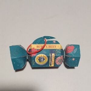 Burt's Bees Teal and Pink Hand Salve Ornament